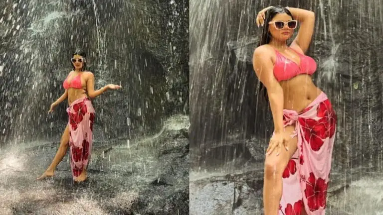 Desi Viral Video (Watch): Desi Bhabhi’s Waterfall Video Breaks The Internet