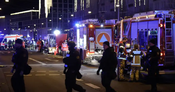 Two dead, 60 hurt after car plows into crowd at Christmas market in Germany – National